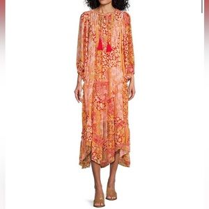 Talisman
Sabrina Bonfire Floral Print Tiered Balloon Sleeve Midi Dress🎉🎉